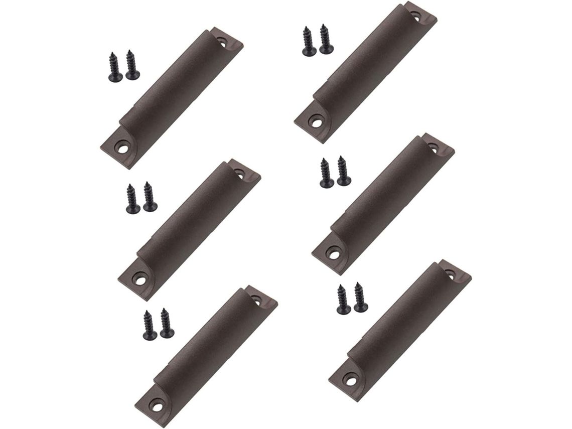 Conjunto De 6 Puxadores Alumínio Para Armários, Espaçamento De 7, 6cm Entre Os Furos, Fáceis De Usar, Ideais Para