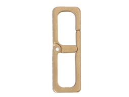 Gancho De Mola De Latão Retangular Carabiner Para Mochila Cinto Chaveiro Chave