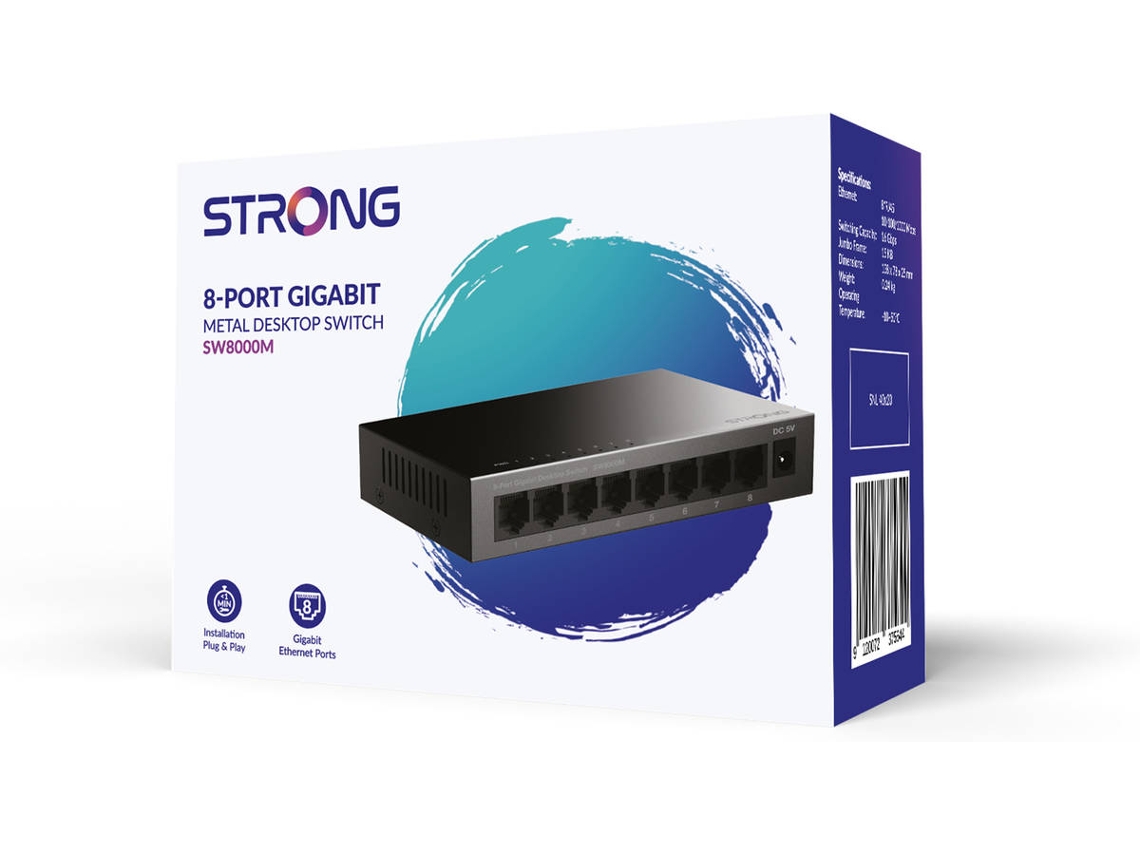 Switch STRONG 8P Metal 8000 M