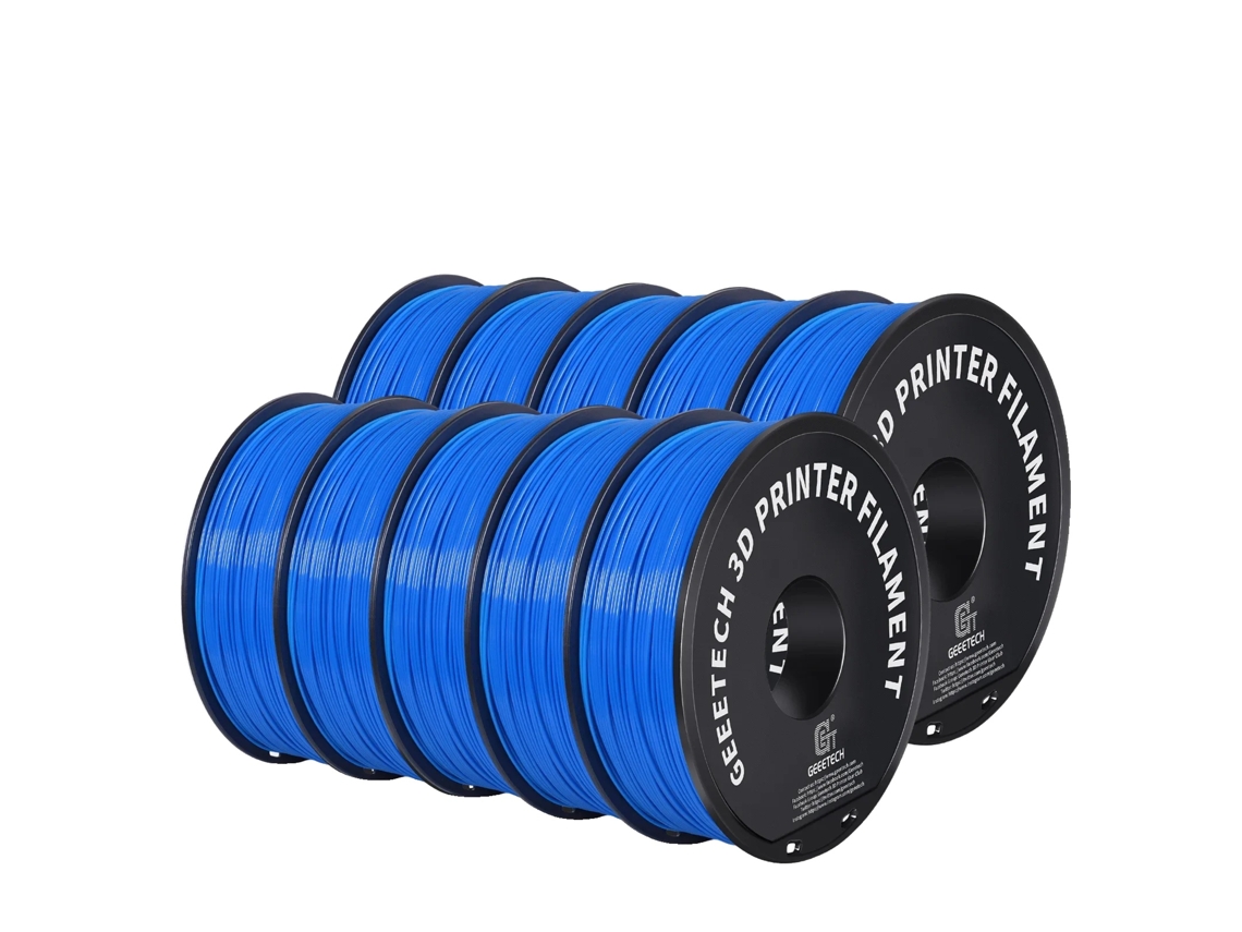 Geeetech Filamento Abs+ 3d De 10kg, Diâmetro De 1,75mm, Disponível Em Múltiplas Cores,azul