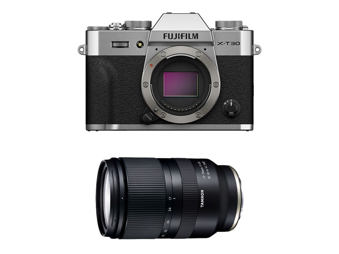 Fujifilm X-t30 Iii Prata + Lente Tamron 17-70mm F/2.8 Di Iii-a Vc Rxd