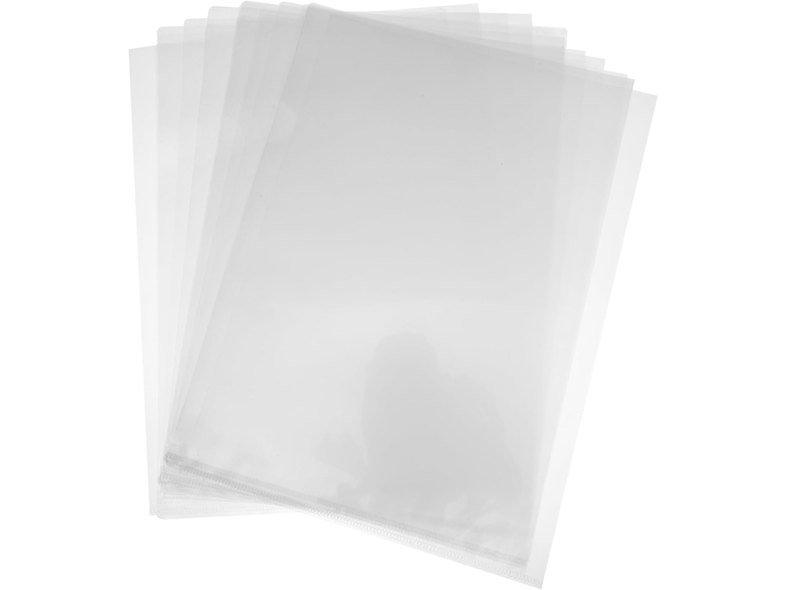 Housoutil Conjunto De 100-pastas Organizadoras Transparentes Papel, Com Bolsos Protetores, Ideais Scrapbooking
