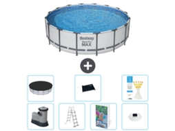 Bestway Piscina Bestway Steel Pro Max Redonda - 488x122 Cm - 8-peças S598