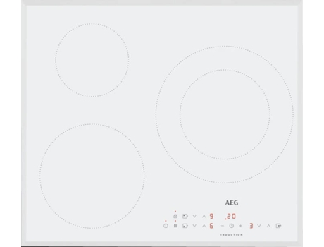 Placa de Indução AEG IKB63300FW (Elétrica - 59 cm - Branco)