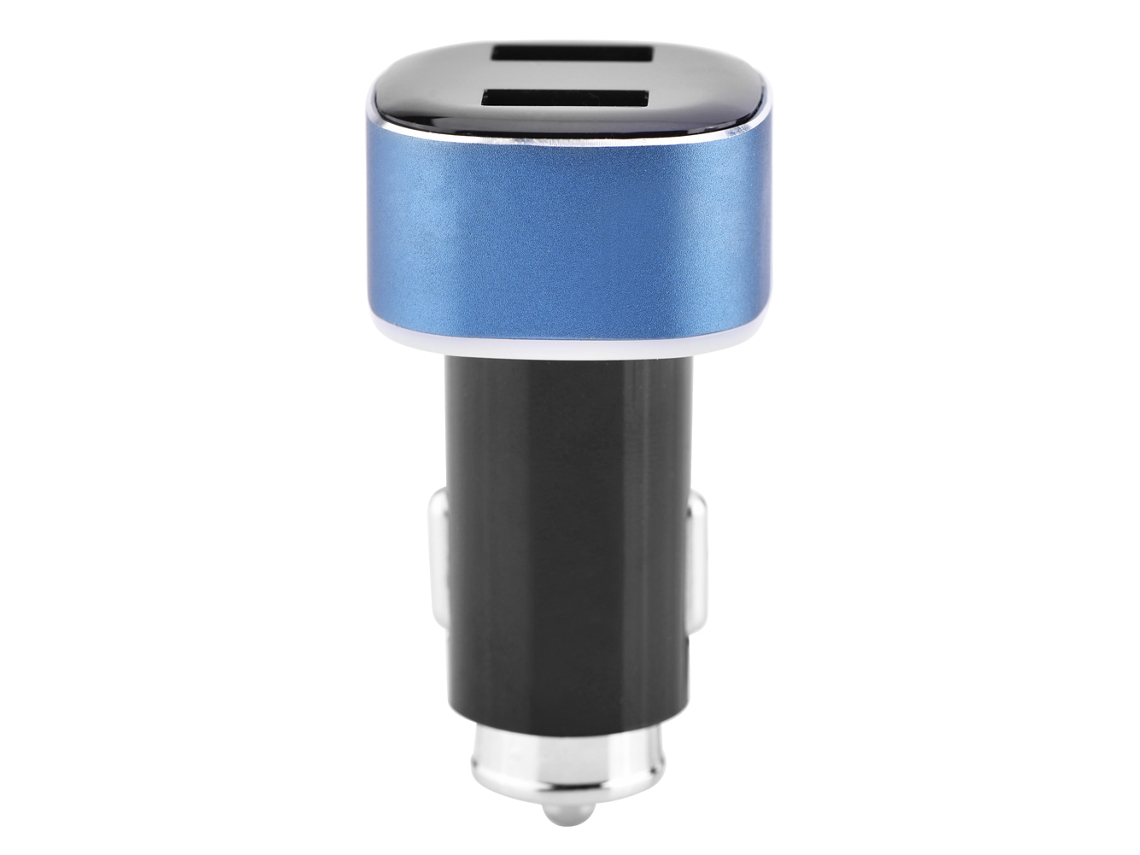 Carregador de Carro LAXISCREED 2 Portas Usb 4.8a Rápido