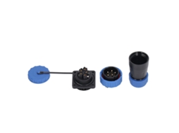 Conector De Plug Impermeável Ip68 380v 45a 5 Pinos, Conector De Alimentação Aérea Industrial Sem Solda, Diâmetro De Contato 2,8mm