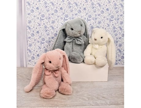 Bear Story Peluche Preppy Chic Rabbit 30Cm Cinza HISTOIRE D'OURS