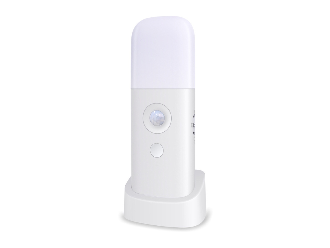 Luz Noturna Led Com 5 Níveis De Brilho E Sensor De Movimento