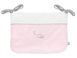 Cesto de Fraldas com Laços KIKKABOO Dream Big Rosa