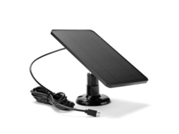 Painel solar 2 em 1, à prova d'água, 10W, 5V, para câmeras de vigilância IP, preto, sem marca