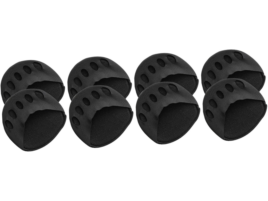 Conjunto De 4 Pares Meias Femininas Invisíveis Com Cinco Dedos E Calcanhar Aberto
