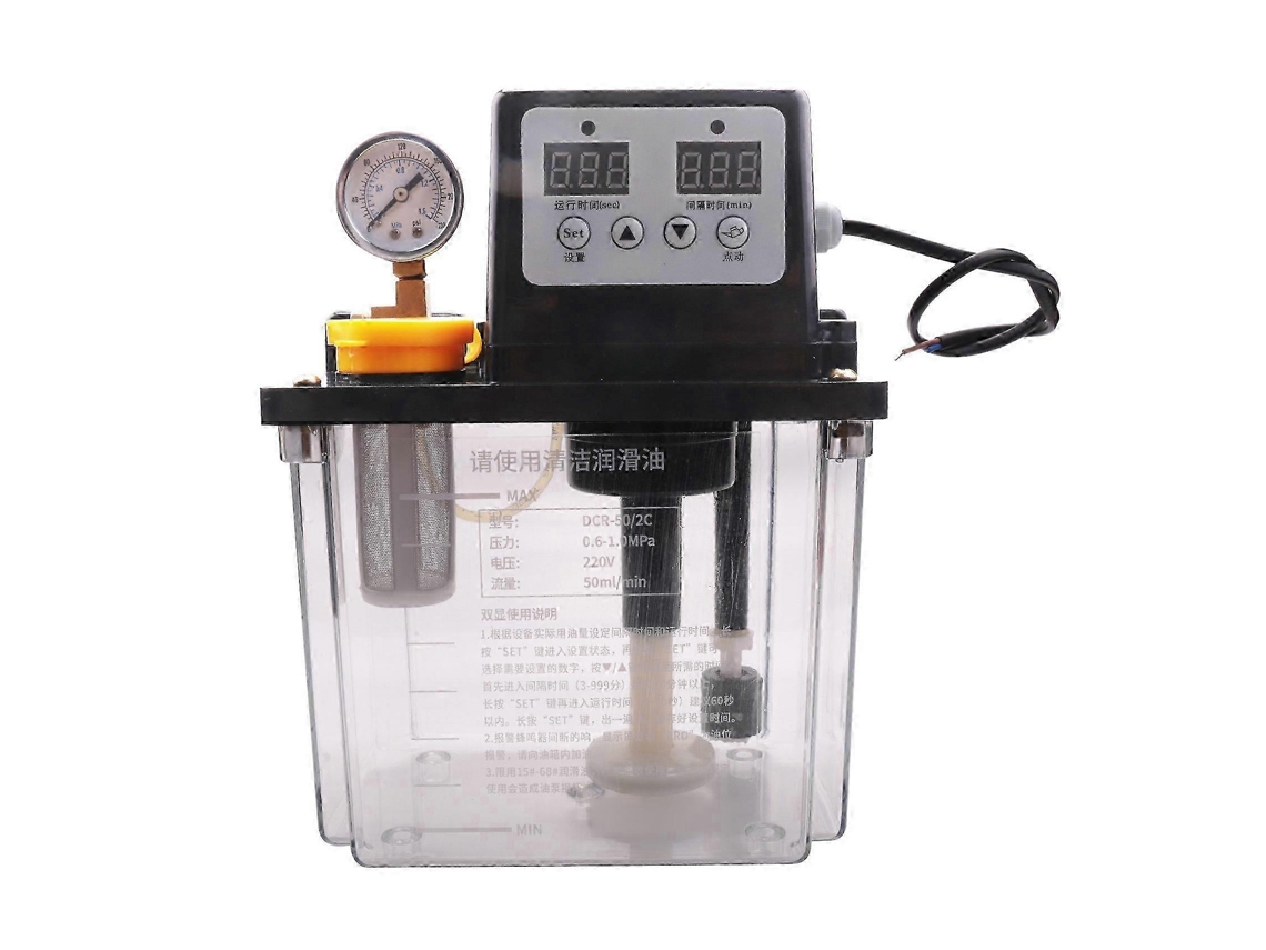 Bomba De Óleo Lubrificante Automática 2l Bomba De Lubrificação Eletromagnética Lubrificador PENGDSJE