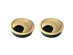 prensa-cabos compatíveis com mesas e bancadas Bronze 50 mm Slowmoose
