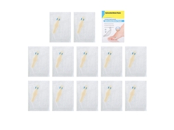 12pcs Adesivo De Calcanhar Em Gel Para Alivio De Bolhas E Proteção Do Pé