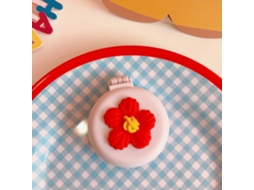 Mini pente dobrável de viagem 2026 com bolsa de ar, escova de cabelo redonda com estampa de desenho animado e ferramenta de modelagem.