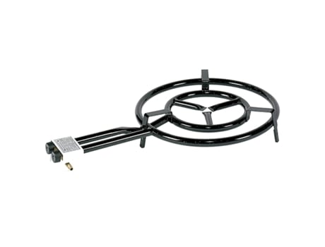 FOGAREIRO DE GAS BUTANO/PROPANO Ø40CM 2 BICOS. 