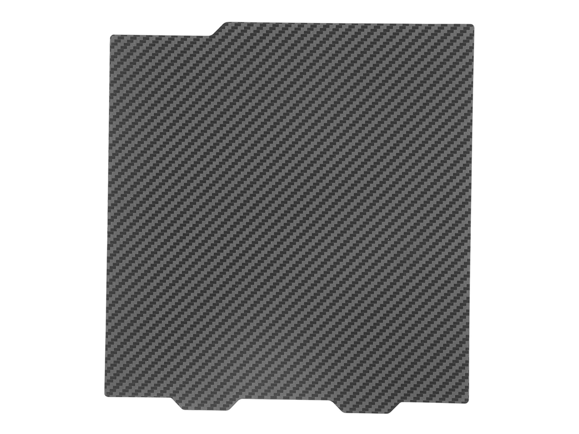 Placa de Construção Peo Pet 184x184mm Fibra de Carbono Aço Spring para Impressora 3d | S/MARCA