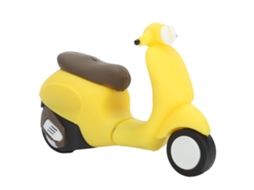 Pen Drive Memory Stick 2.0 Usb De 64gb Amarelo Boneco De Carro Elétrico Cartoon Armazenamento De Dados