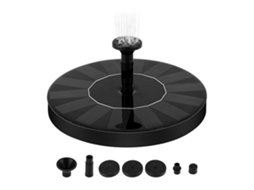Fonte Solar Para Jardim 1.4w Com 7 Bicos,bebedouro E Banho Para Pássaros,fonte De Água Externa Btforus