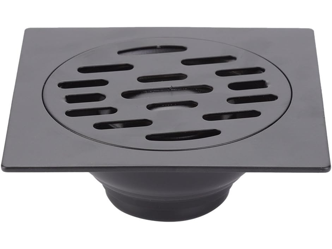 Ralo de Piso AQUAFORGE em Aço Inoxidável 304, 110x110mm, com tampa
