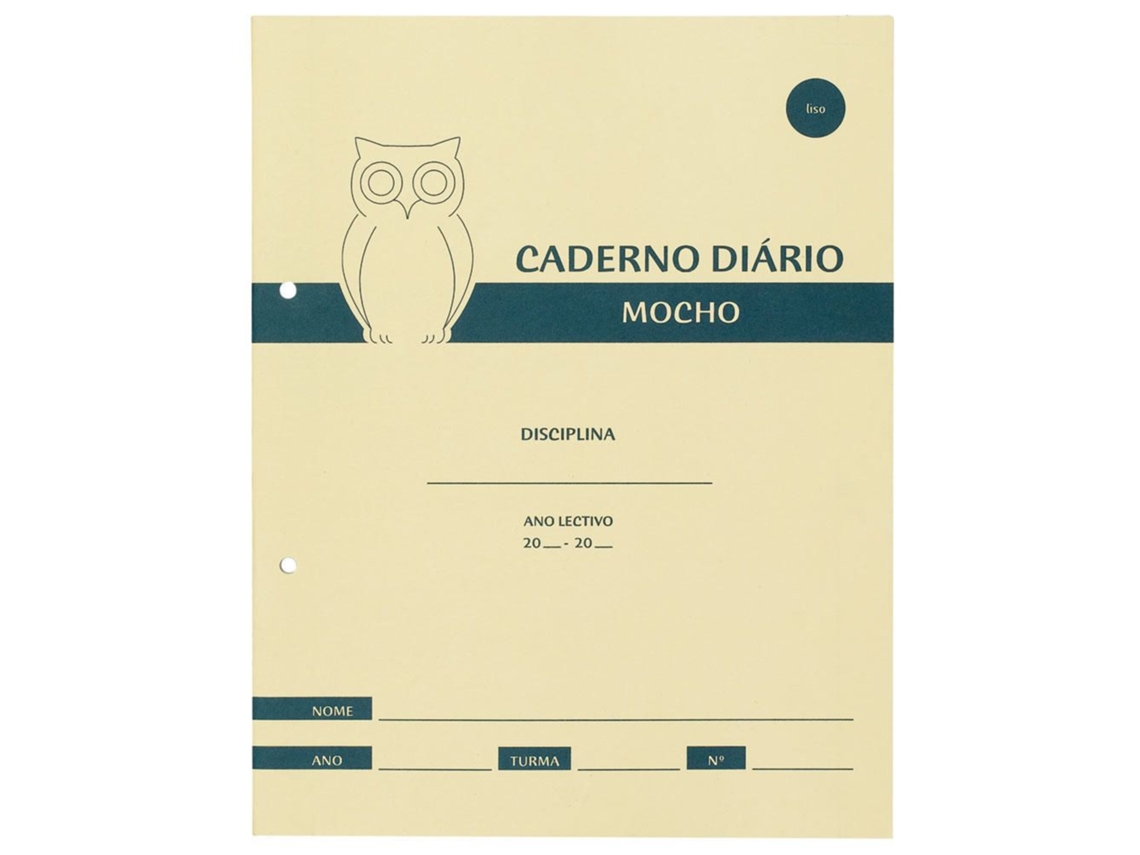 Caderno Diário STAPLES Mocho, 24 X 19 Cm, 40 Folhas, Liso