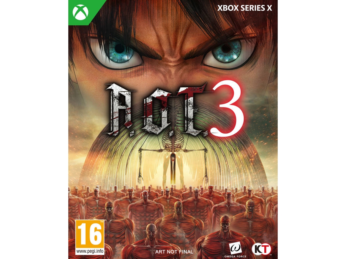 Pré-venda Jogo Xbox Series X Attack On Titan 3 - Launch Edition