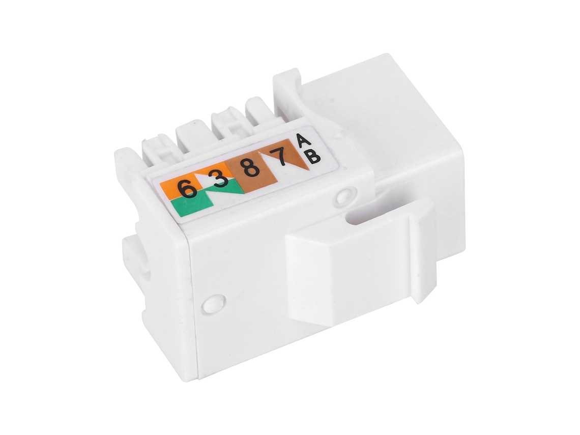 Laxiscreed Módulo Rj45-8p8c Para Conexão Ethernet, Compatível Com Padrão Cat6