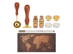 Kit Selante Cera Selo Europeu Retro Presente Aniversário
