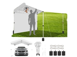 Gazebo, Configuração Com Um Botão, Proteção Uv, Branco