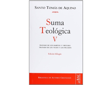 Livro Suma Teológica de Santo Tomás De Aquino (Espanhol)