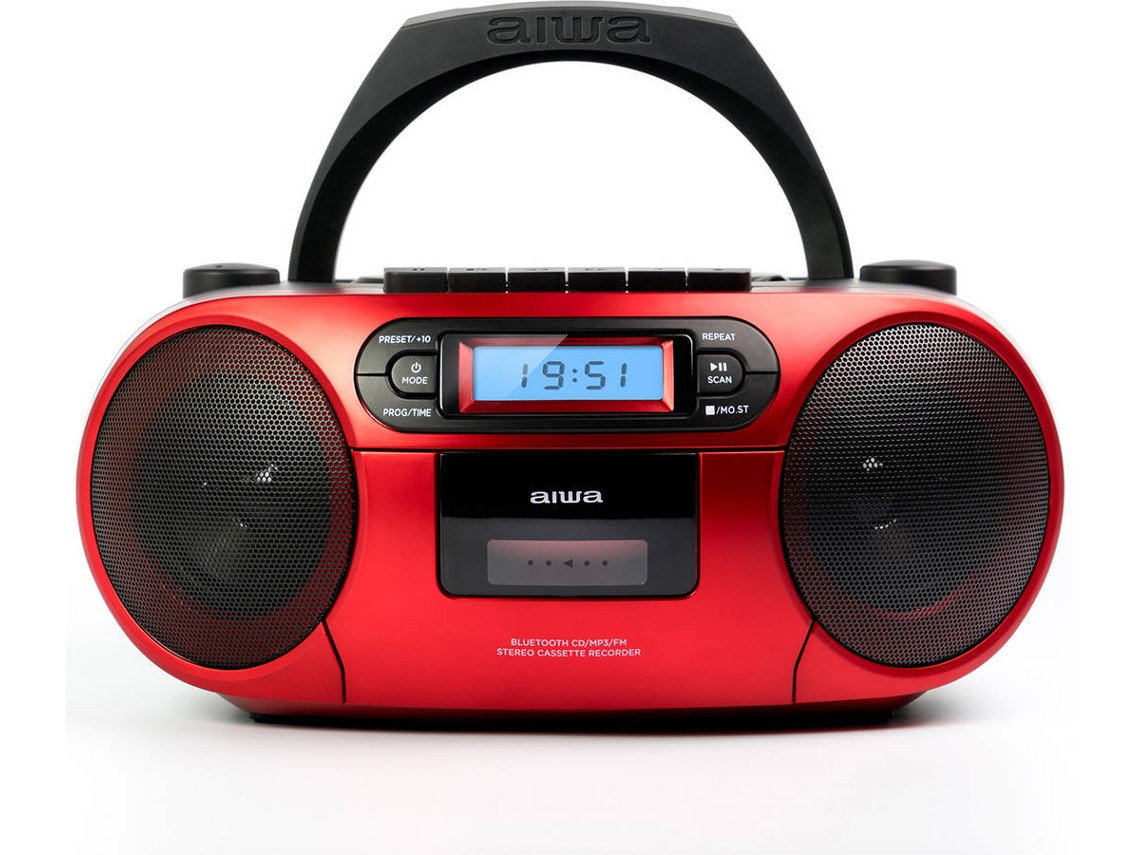 Rádio Boombox AIWA Bbtc-550Rd (Bluetooth)