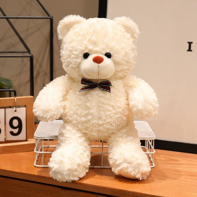 Urso de Pelúcia Anime Realista e Fofo de 30cm MDUG (branco, 30cm)