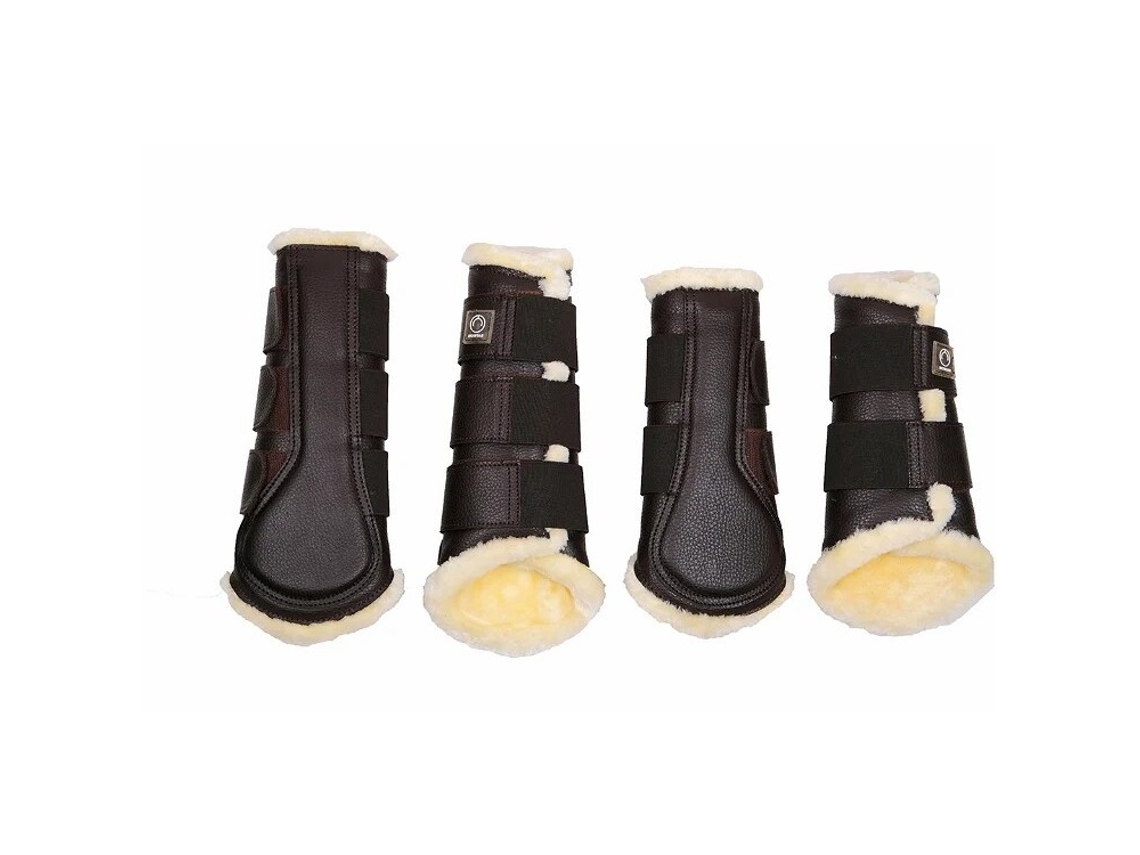 Botas de Couro Fechadas para Cavalos MONTAR Tech