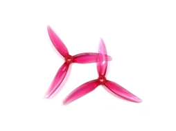 Hélice Amarela Nº 2 Pares / 6 Pares Hqprop Flowerpig R29.5 De 5,1 Polegadas Com 3 Pás Em Policarbonato E Eixo De 5 Mm Para Drones De Corrida Fpv Rc