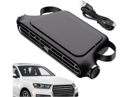 Ventilador Portátil Para Banco De Carro Com 3 Velocidades, Alimentado Por Usb, Ideal Para Vans, Suvs E Trailers, Preto