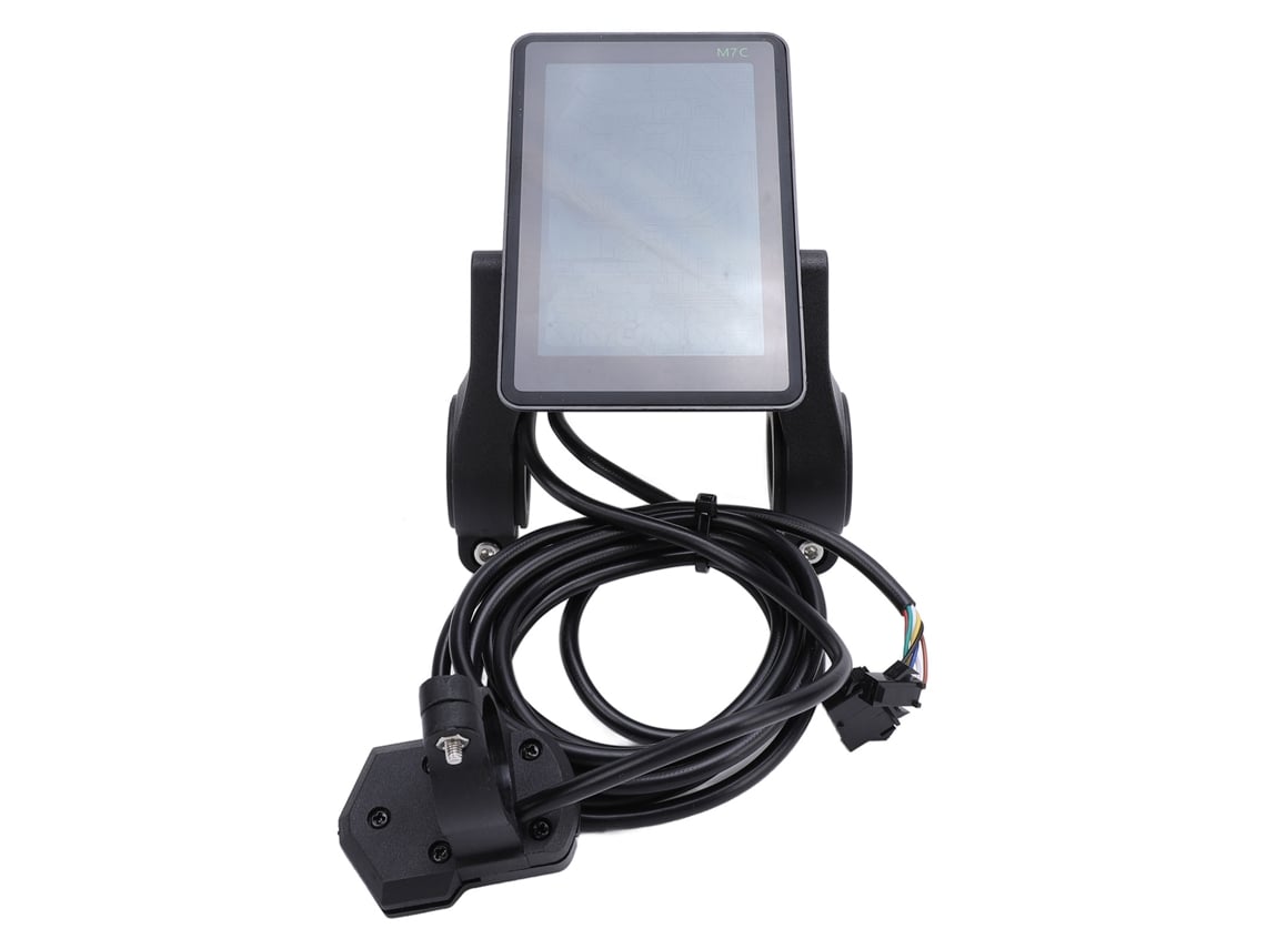 Tela LCD para bicicleta elétrica, controle universal, guidão 22,2mm, 24v 36v 48v 60v