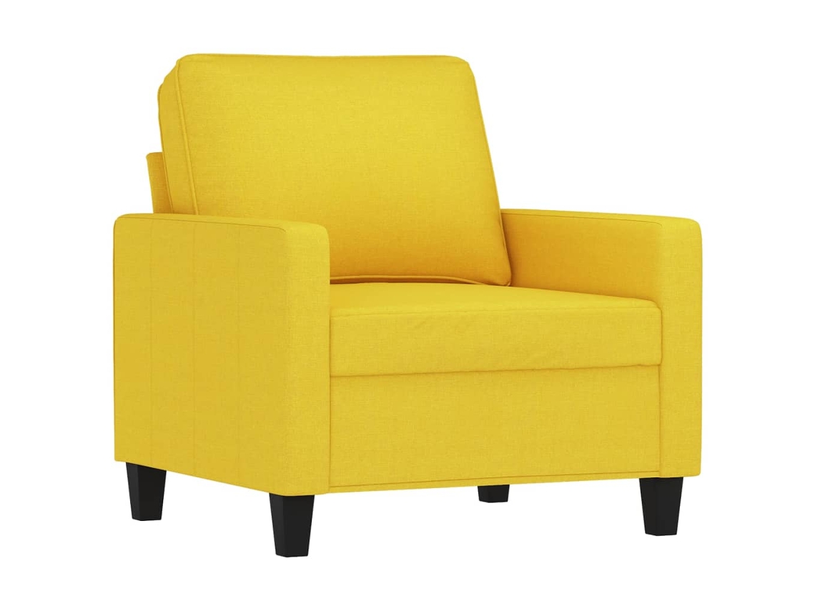Sofa Chair, Sofa Chairs Vidaxl Amarelo Tecido (n/a)