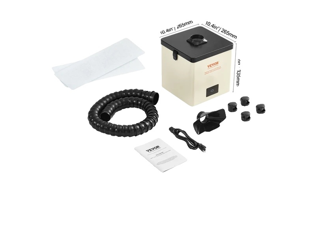 Extrator De Fumaça, Sucção Forte, Filtros Em 3 Estágios,100w Oem