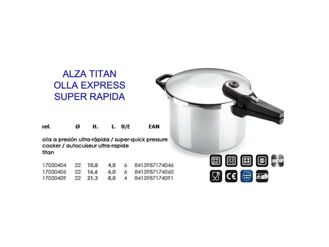 Alza titan olla expres super rapida 6 litros 17030406