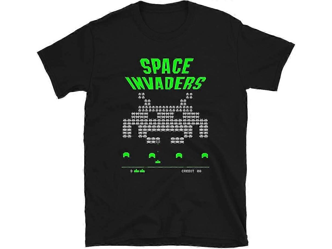 Camiseta De Videogame Arcade Space Invaders Retrô Vintage Dos Anos 80 Aliens Console Game Ly Ebike