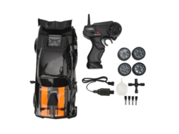 Mali carro de Controle Remoto 1:16 2.4ghz 4wd Veloz Drift com Luz Led para Adultos e Crianças Preto