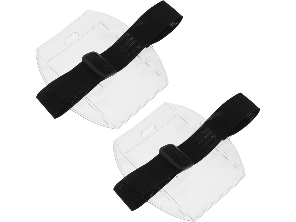 Porta Crachá De Braço Zerodeko, Elegante Porta Crachá Esportivo Com Fivela Ajustável Em Pvc E Fecho De Velcro Para
