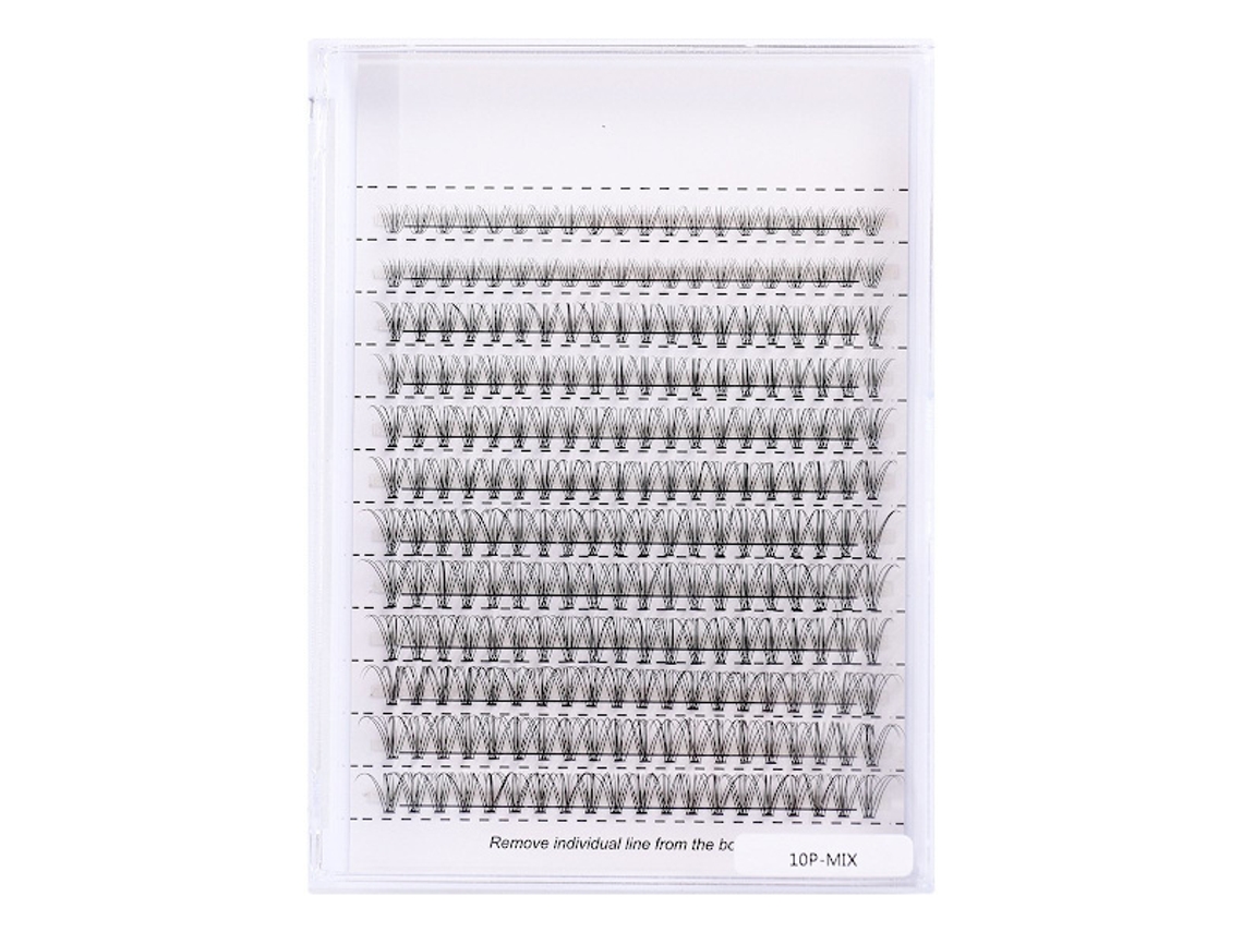 Cílios Postiços, Efeito Natural, Volumosos, Preto