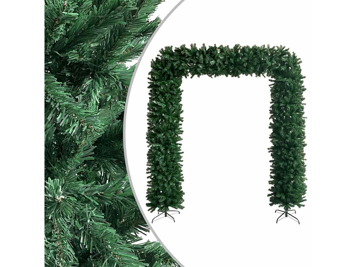 Vidaxl Grinalda De Natal 240 Cm Verde