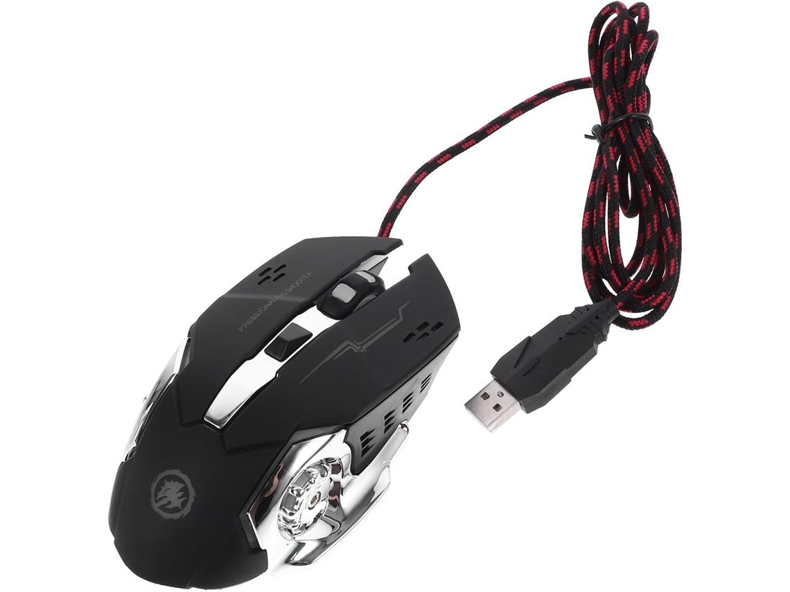 Mouse Gamer Ergonômico Para Laptop Com Retroiluminação Led