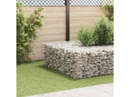 Vidaxl Canteiro Elevado/cubo Gabião 60x60x60 Cm Fio De Aço