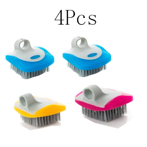 Conjunto De 4 Escovas Para Vegetais, Escova Para Batatas, Limpador De Vegetais(4 Unidades Aprox.)