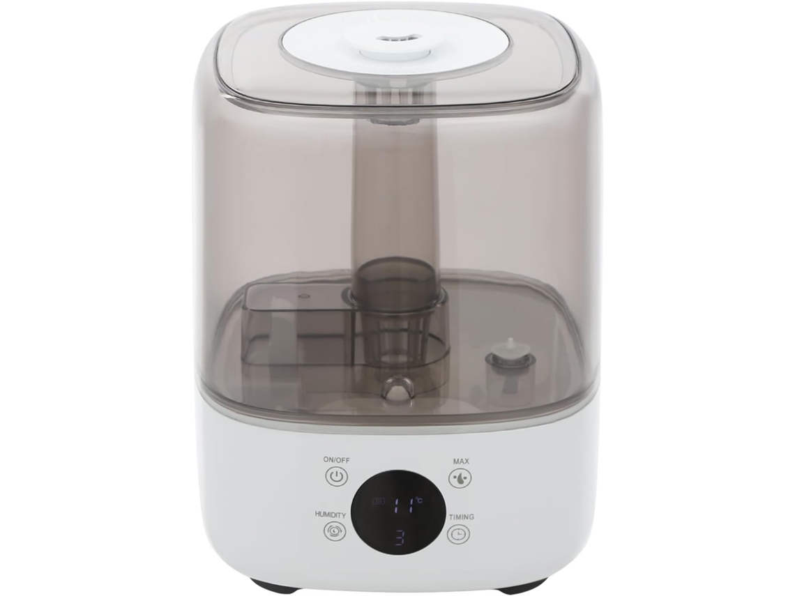 Umidificador Ultrassônico De 5 Litros Com Controle Remoto, Silencioso (35 Db), 300 Ml/h