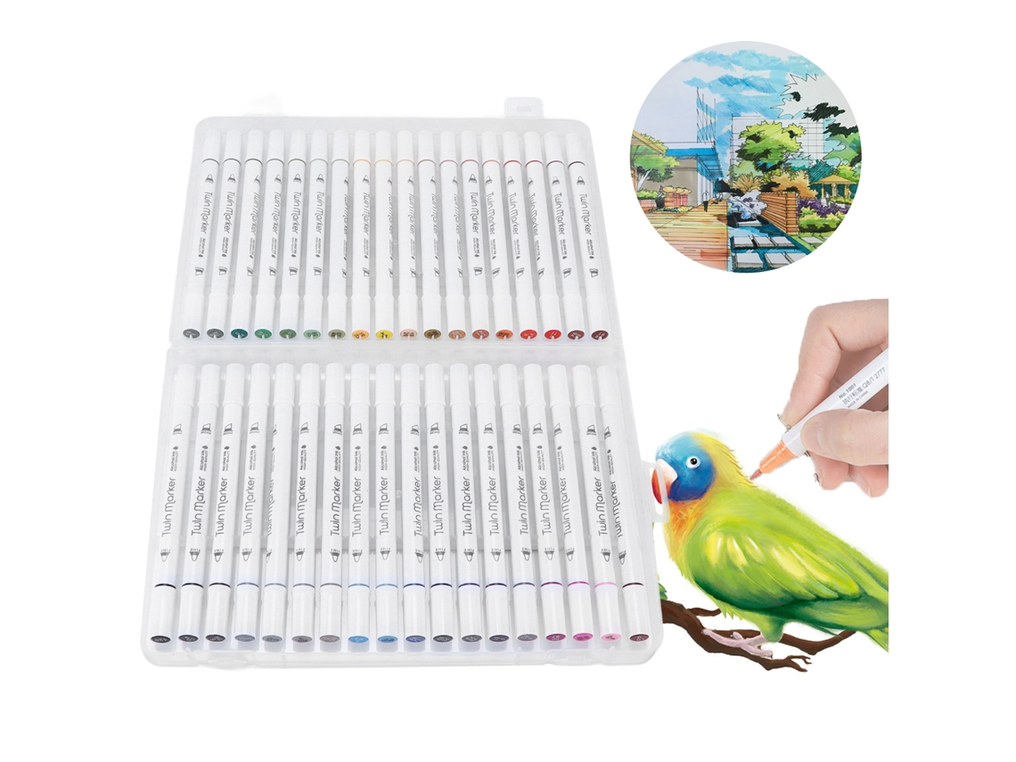 Rotulador De Pizarra Doble Cabeza Grande Impermeable Multifuncional Secado Rápido Para Grafiti Escritura Colorear