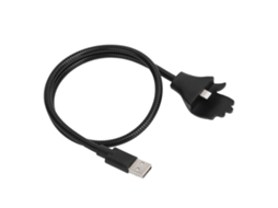 Cabo de carga USB 2 em 1 com suporte flexível para iOS de 8 pinos, 50 cm, 2,5 A | S/MARCA